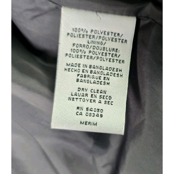 Nine West Gray Blazer Jacket 14 Double Vent Classic Career Wear Tailored Lined - Picture 7 of 16